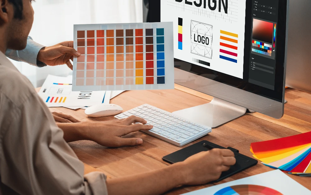 Your brand — logo, colours, identity