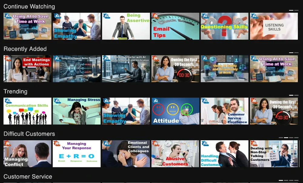 Streaming-style library