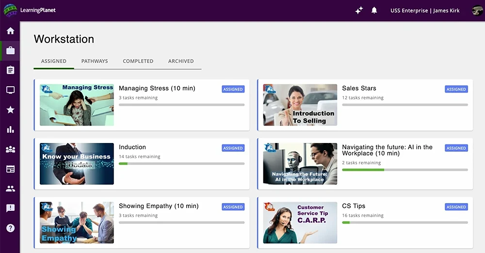 Reporting dashboard
