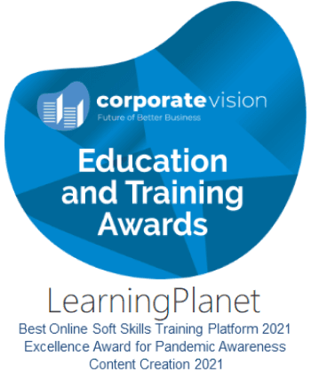 Corporate vision Education and training awards - Excellence Award 2021